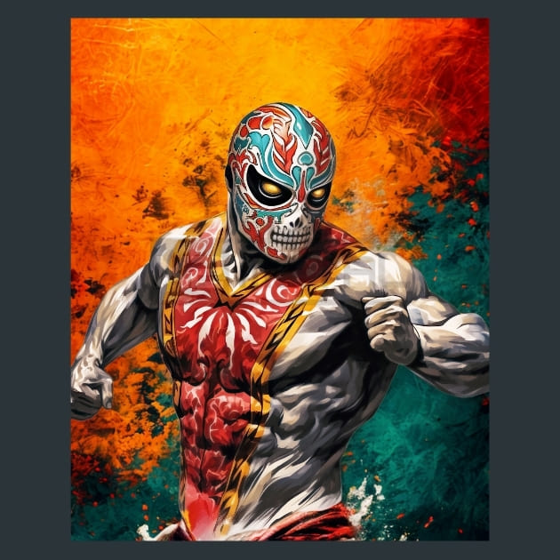 Colorful_Luchador_26_metal_prints_posters_mouse_pads