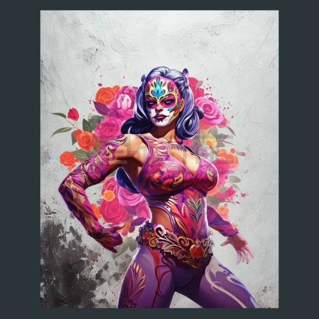 Colorful_Luchador_29_metal_prints_posters_mouse_pads