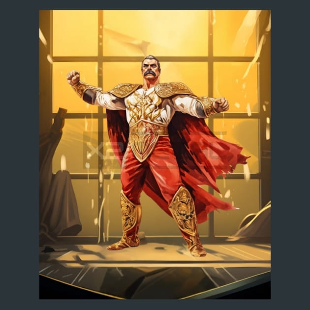 Colorful_Luchador_30_metal_prints_posters_mouse_pads