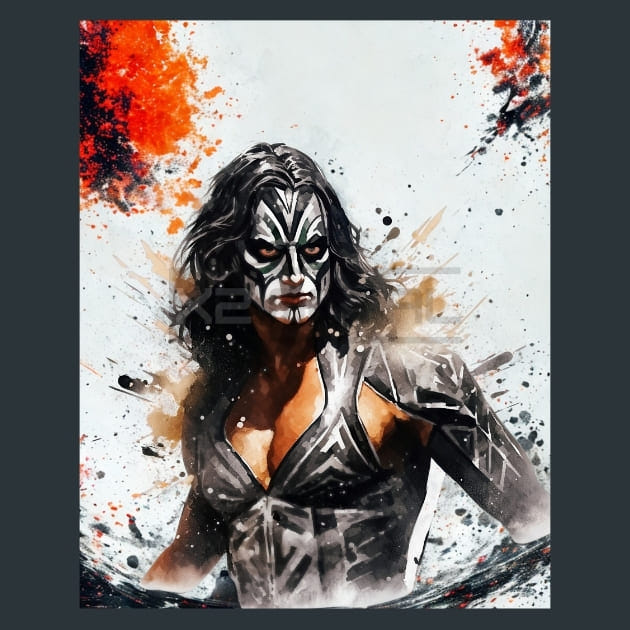 Colorful Luchador 32 Metal Wall Art and Desktop Mouse Pad by X2Metal