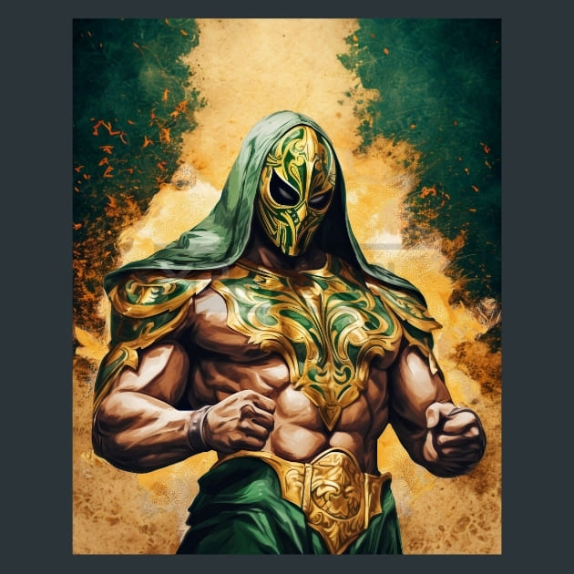 Colorful_Luchador_7_metal_prints_posters_mouse_pads