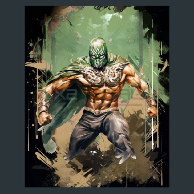Colorful_Luchador_8_metal_prints_posters_mouse_pads