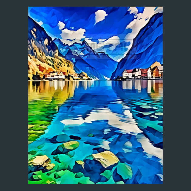 Constance Shoreline Metal Prints Wall Art by X2Metal