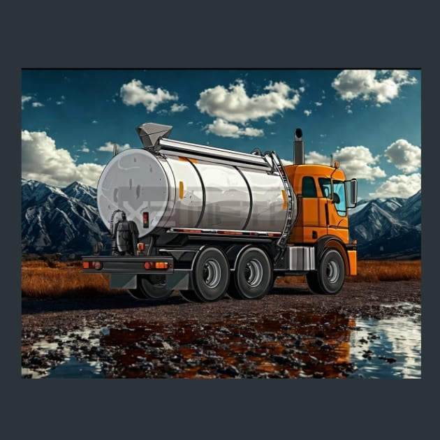 Construction Vehicle 25 – Metal Print &amp; Mouse Pad | ChromaLuxe | Made in Iowa USA