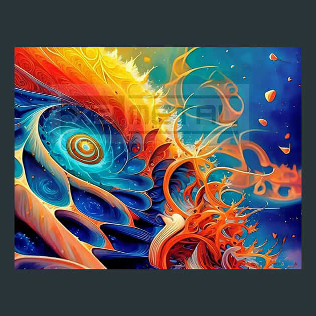 Coraline Cosmos Metal Wall Art and Desktop Mouse Pad by X2Metal