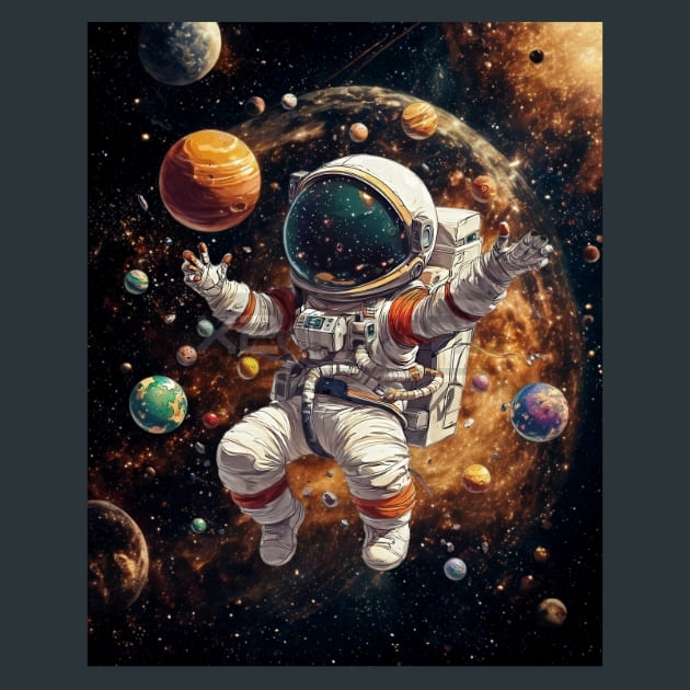 Cosmic_Astronaut_11_metal_prints_posters_mouse_pads