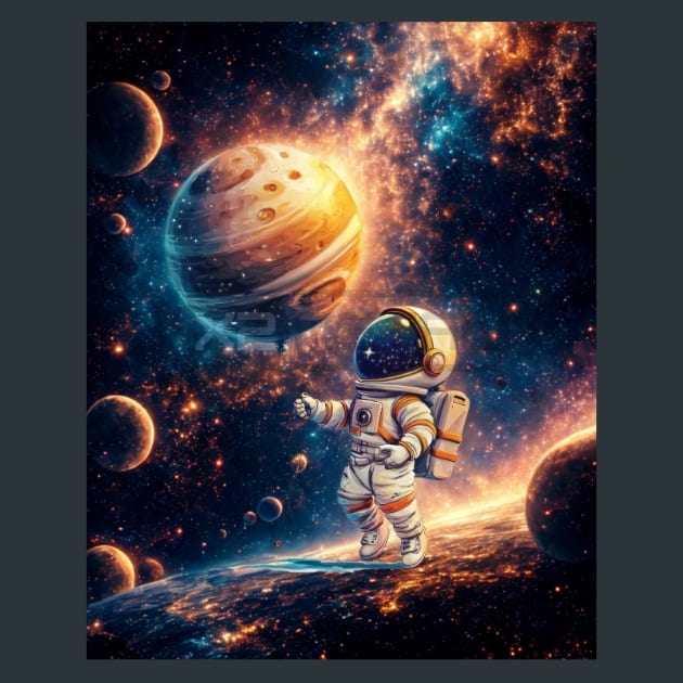 Cosmic_Astronaut_8_metal_prints_posters_mouse_pads