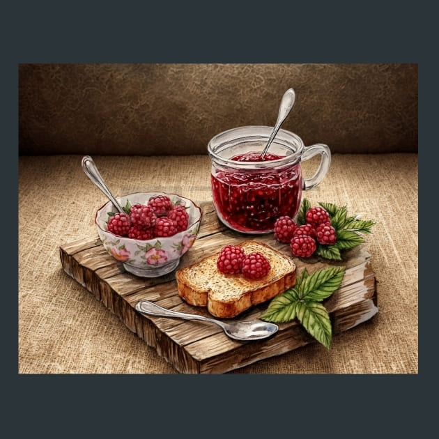 Country Kitchen 5 Metal Wall Art and Desktop Mouse Pad by X2Metal
