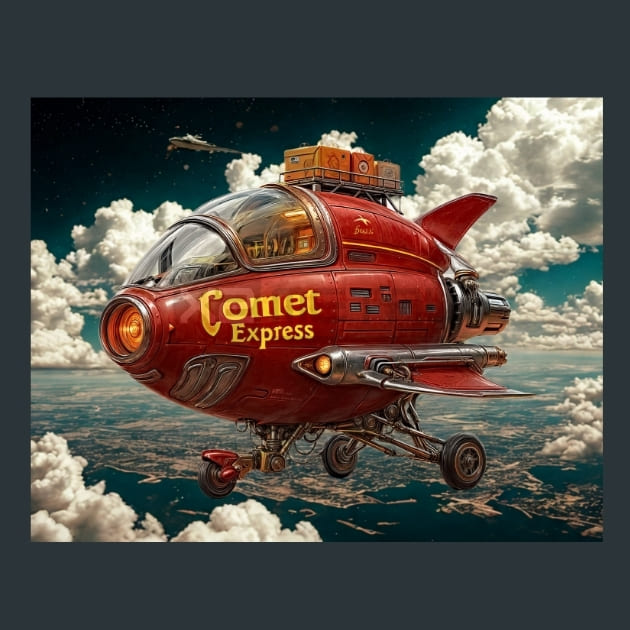 Courier_Ship_metal_prints_posters_mouse_pads