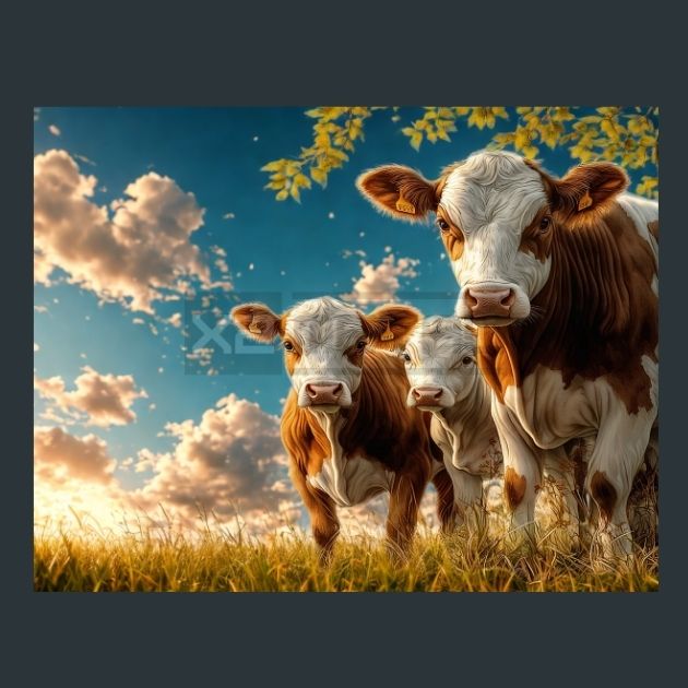 Cow-Meadow-1-Metal-Prints