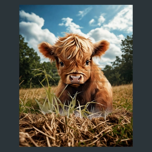 Cow 2 Metal Wall Art and Desktop Mouse Pad by X2Metal