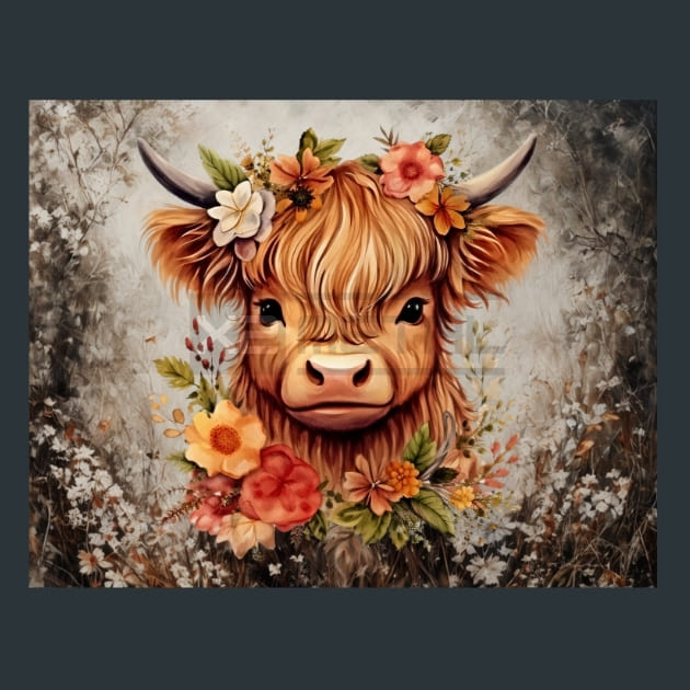 Cow 9 – Metal Print &amp; Mouse Pad | ChromaLuxe | Made in Iowa USA