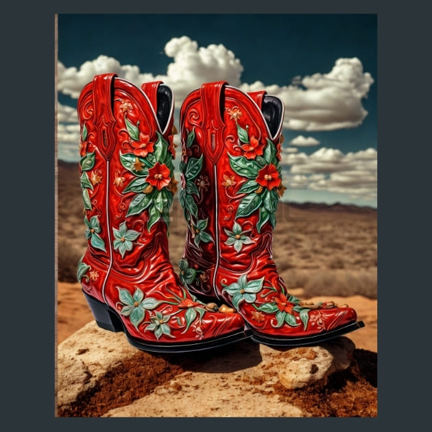 Cowboy-Boots-5-metal-prints-posters-mouse-pads