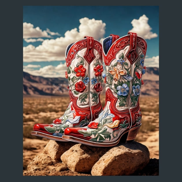 Cowboy-Boots-6-metal-prints-posters-mouse-pads
