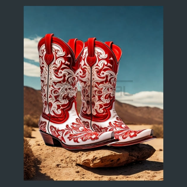 Cowboy-Boots-9-metal-prints-posters-mouse-pads