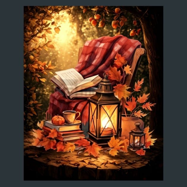 Cozy Autumn 35 – Metal Print &amp; Mouse Pad | ChromaLuxe | Made in Iowa USA