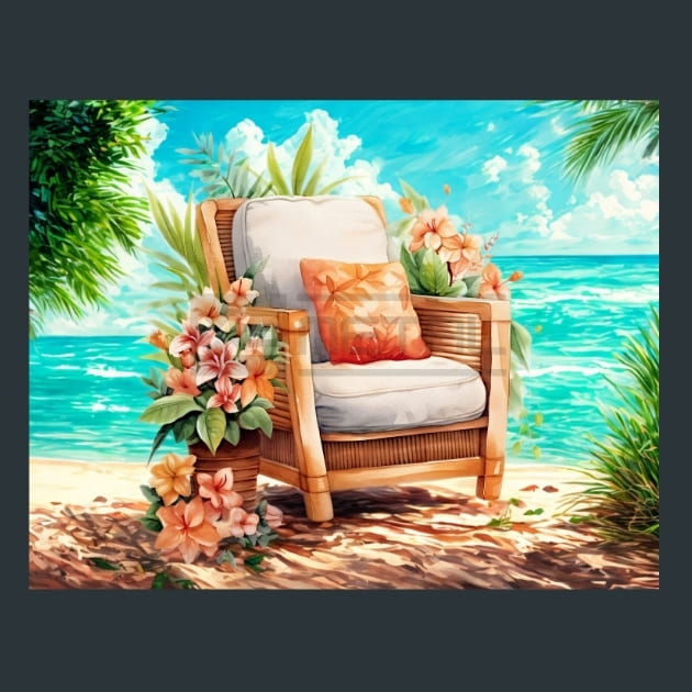 Cozy Summer 15 Metal Wall Art and Desktop Mouse Pad by X2Metal