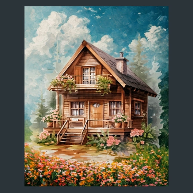 Cozy Summer 18 Metal Wall Art and Desktop Mouse Pad by X2Metal