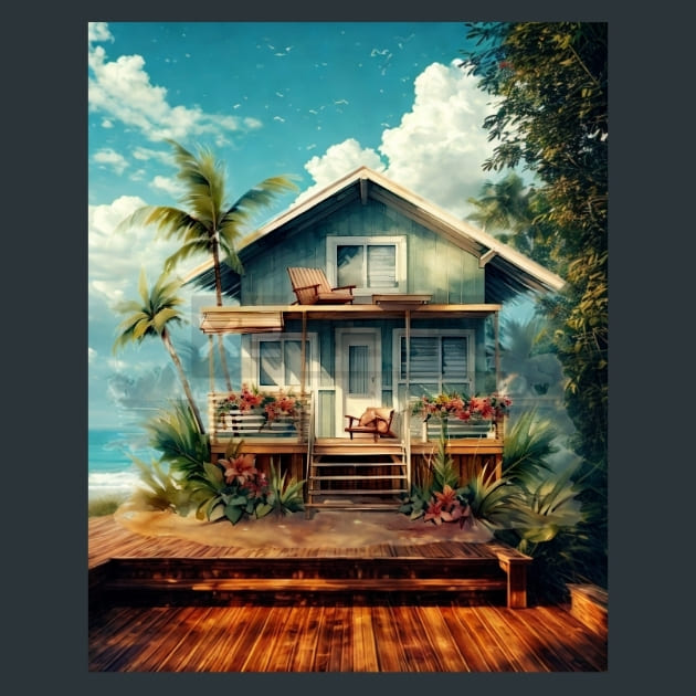 Cozy Summer 24 Metal Wall Art and Desktop Mouse Pad by X2Metal