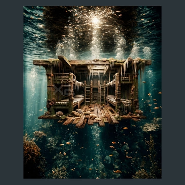 Crews-Bunk-Room-Shipwreck-Relics-metal-prints-posters-mouse-pads