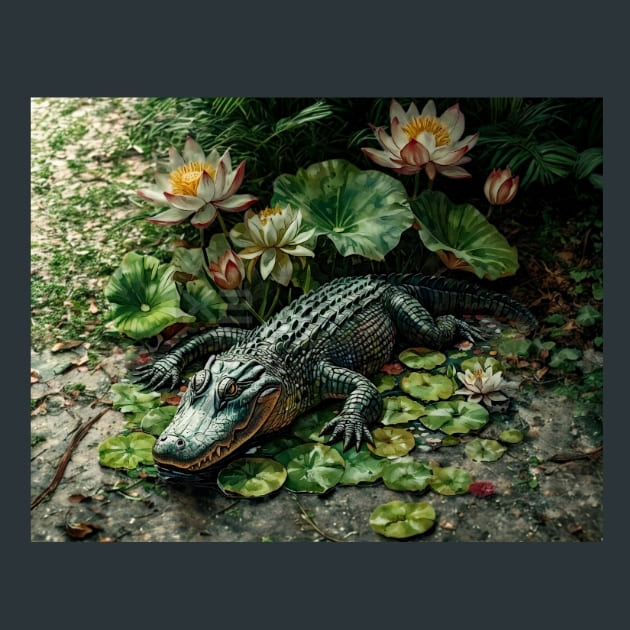 Crocodile-Kingdom-3-metal-prints-posters-mouse-pads
