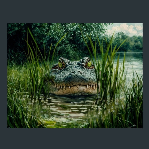 Crocodile-Kingdom-4-metal-prints-posters-mouse-pads