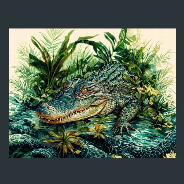Crocodile-Kingdom-5-metal-prints-posters-mouse-pads