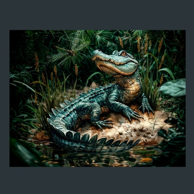 Crocodile-Kingdom-7-metal-prints-posters-mouse-pads