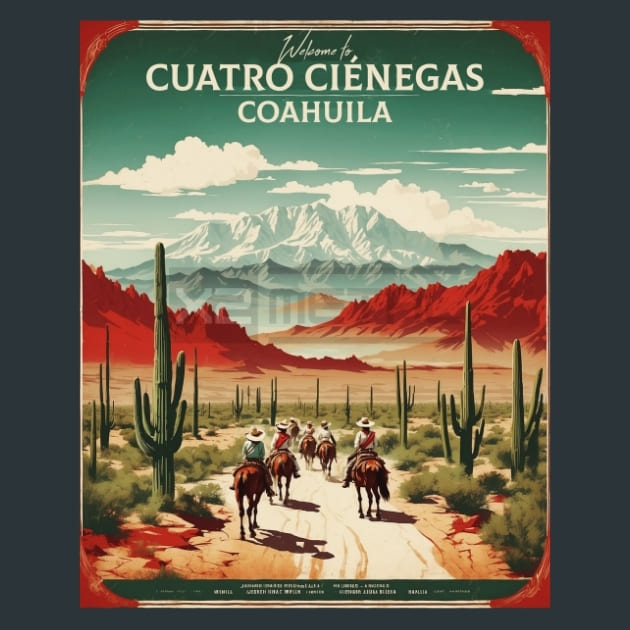  Cuatro Cinegas Coahuila Mexico Metal Prints Posters and Mouse Pads