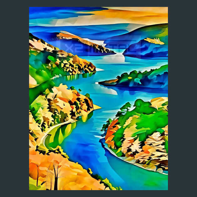 Cumberland Splendor – Metal Print &amp; Mouse Pad | ChromaLuxe | Made in Iowa USA