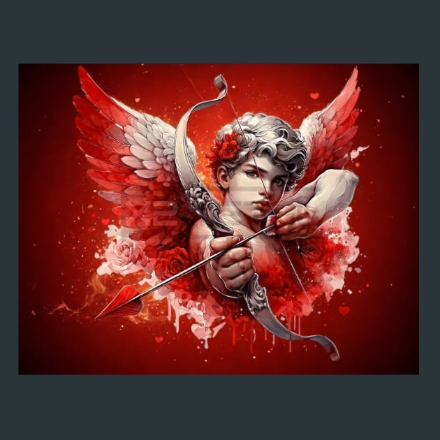 Cupid Cuties 2 Metal Wall Art and Desktop Mouse Pad by X2Metal