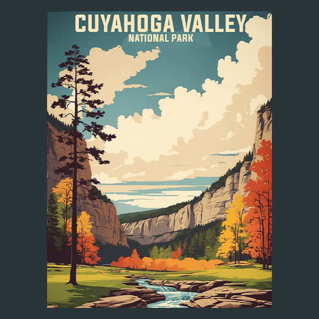 Cuyahoga – Metal Print &amp; Mouse Pad | ChromaLuxe | Made in Iowa USA