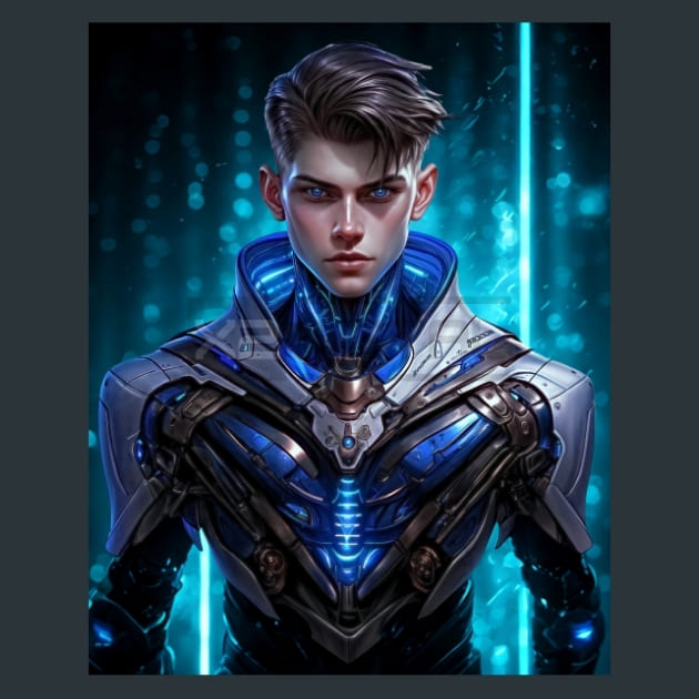 CyberValor X7 Metal Wall Art and Desktop Mouse Pad by X2Metal