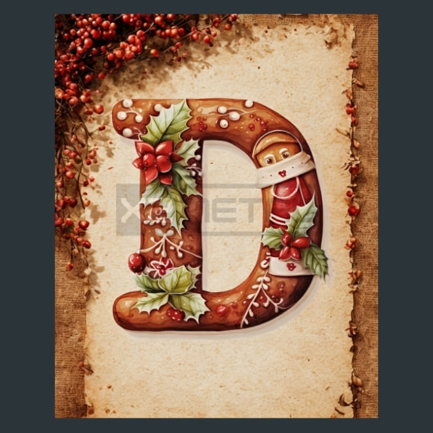 Xmas Letters Metal Prints, Posters &amp; – Metal Print &amp; Mouse Pad | ChromaLuxe | Made in Iowa USA