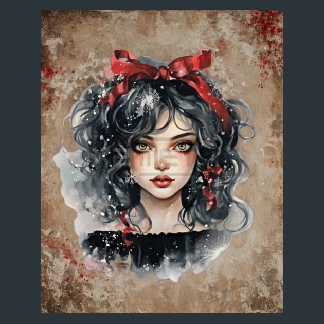 Dark Christmas 17 Metal Wall Art and Desktop Mouse Pad by X2Metal