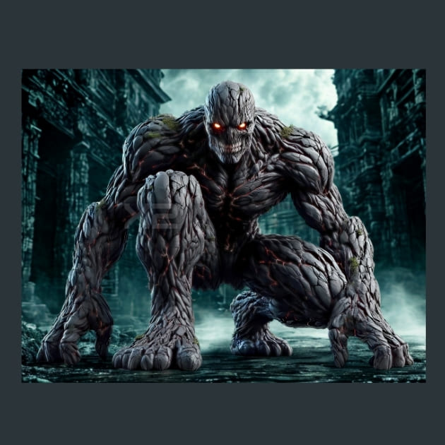 Dark A-senee-ki-wakw 2 Metal Wall Art and Desktop Mouse Pad by X2Metal