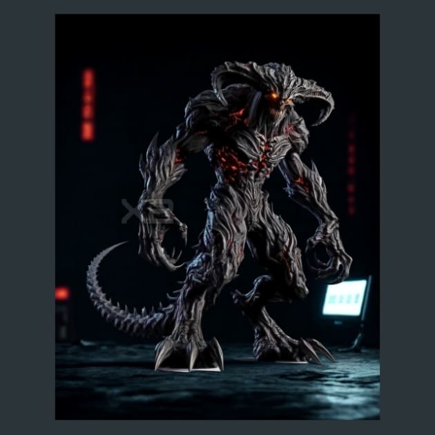 Dark Asakku Metal Wall Art and Desktop Mouse Pad by X2Metal