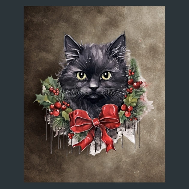 Dark Christmas 11 Metal Wall Art and Desktop Mouse Pad by X2Metal