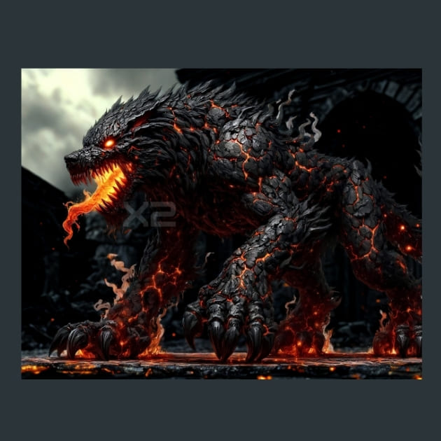 Dark_Hellhound_metal_prints_posters_mouse_pads