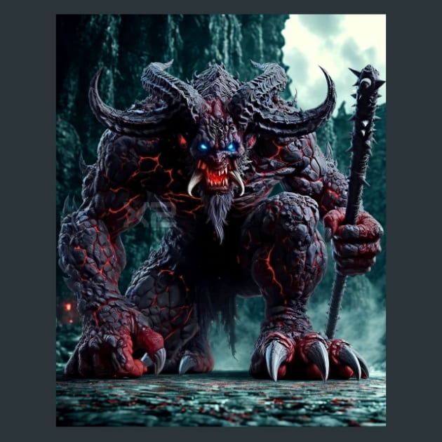 Dark_Oni_metal_prints_posters_mouse_pads