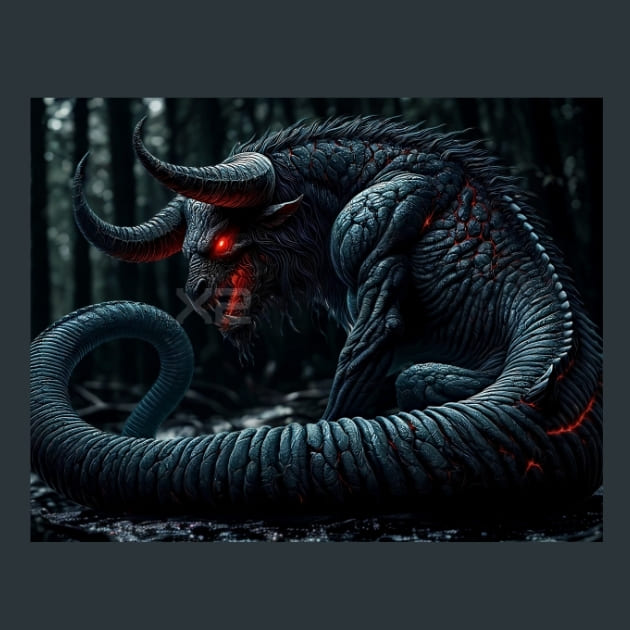 Dark_Ophiotaurus_metal_prints_posters_mouse_pads