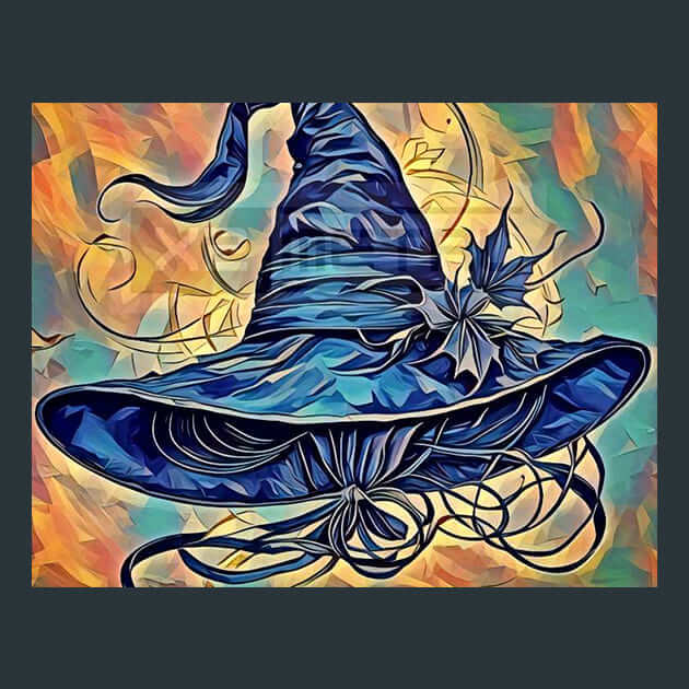 Dark Rib Boned Hat Metal Wall Art and Desktop Mouse Pad by X2Metal