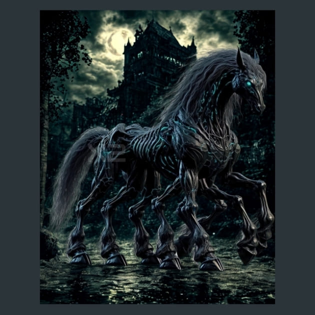 Dark_Sleipnir_metal_prints_posters_mouse_pads