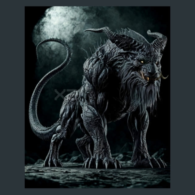 Dark_Yali_metal_prints_posters_mouse_pads