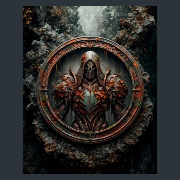 Decay Elemental Avatar Metal Wall Art and Desktop Mouse Pad by X2Metal