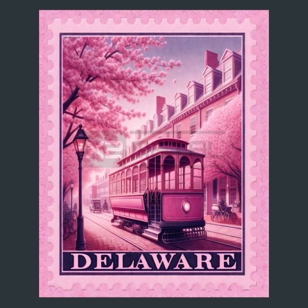 Delaware-Stamp-Metal-Prints