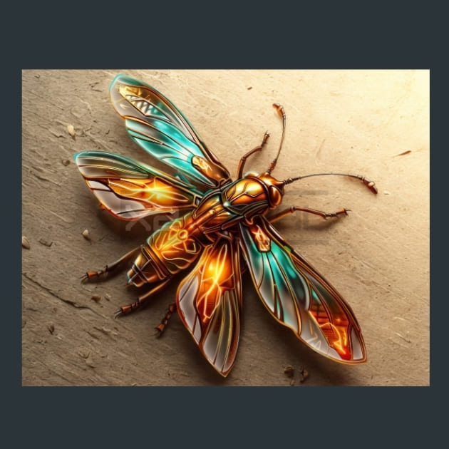 Digital-Firefly-metal-prints-posters-mouse-pads
