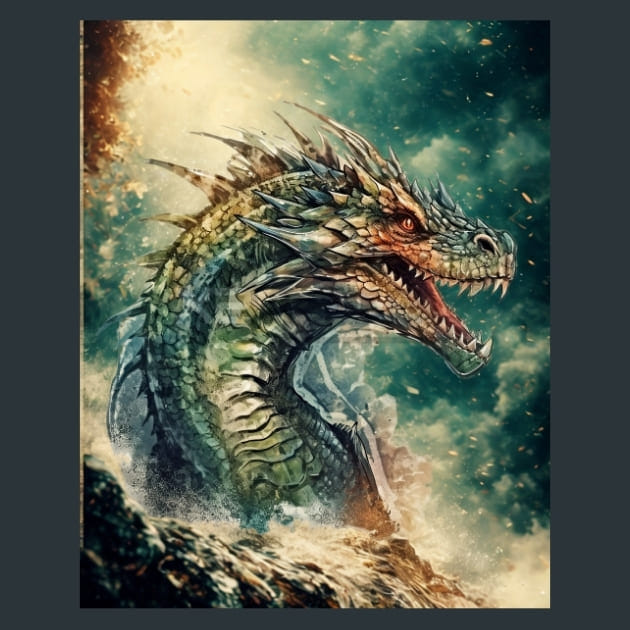 Dragon Metal Wall Art and Desktop Mouse Pad by X2Metal