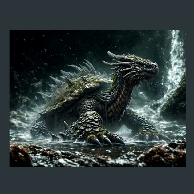 Dragon_Turtle_metal_prints_posters_mouse_pads
