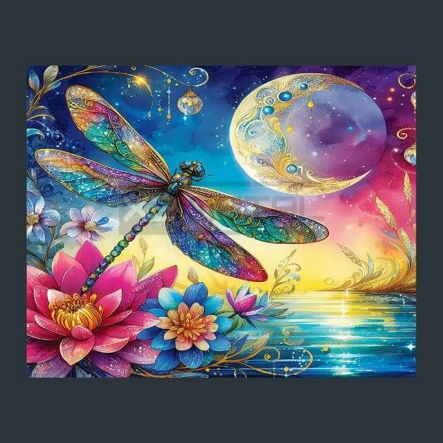 Dragonfly Dreams – Metal Print &amp; Mouse Pad | ChromaLuxe | Made in Iowa USA